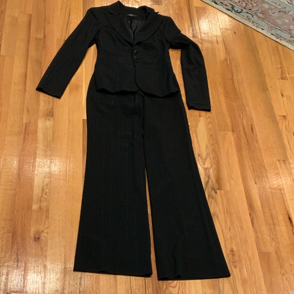 BCX Classic Black Women's Pantsuit